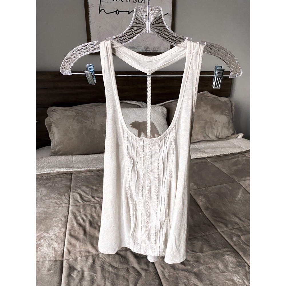 Racer-back Braided Tank Top